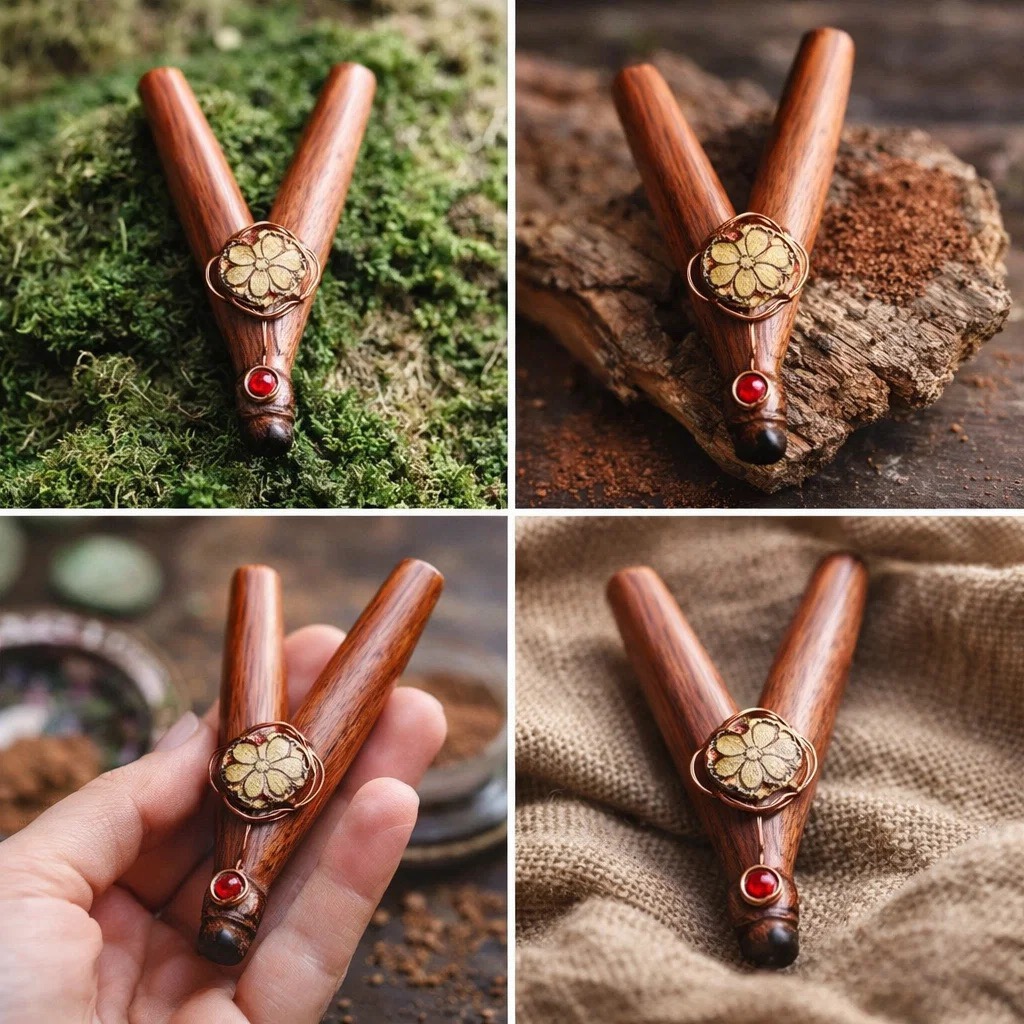 Kuripe na Rapé z Peru aya bloodwood