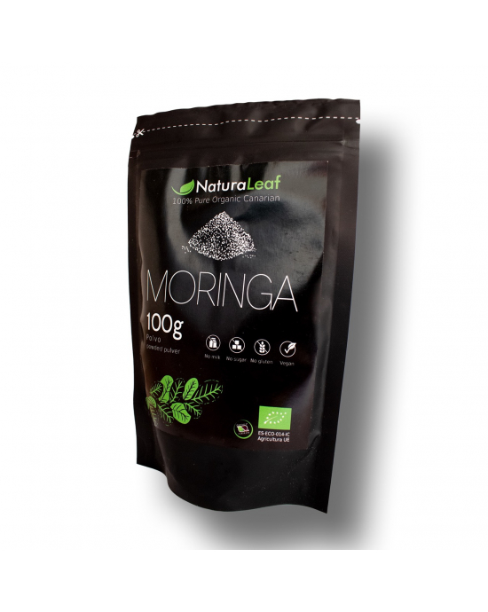 Obrázok pre Moringa z Tenerife Organic Prášok 100g